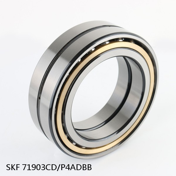 71903CD/P4ADBB SKF Super Precision,Super Precision Bearings,Super Precision Angular Contact,71900 Series,15 Degree Contact Angle