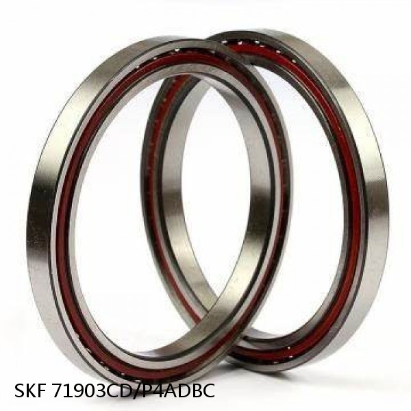 71903CD/P4ADBC SKF Super Precision,Super Precision Bearings,Super Precision Angular Contact,71900 Series,15 Degree Contact Angle