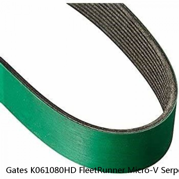 Gates K061080HD FleetRunner Micro-V Serpentine Drive Belt